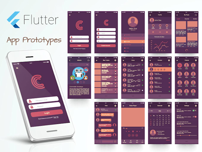 Create an ios and android prototype app in flutter by Chaturadilan | Fiverr