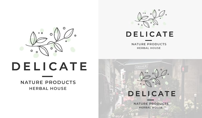 design a custom watercolor logo
