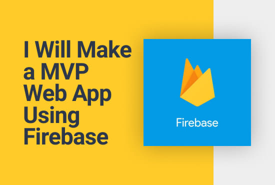 make a mvp web app using firebase