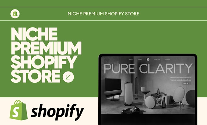 build you highly converting niche premium shopify store