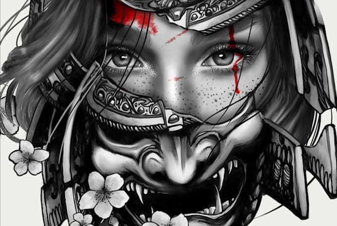 design a custom tattoo in any style including anime or japanese