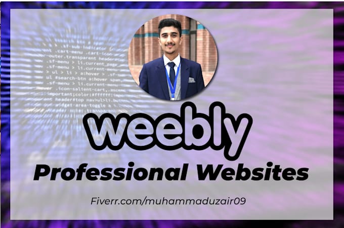 design a professional weebly or spacesquare website for you