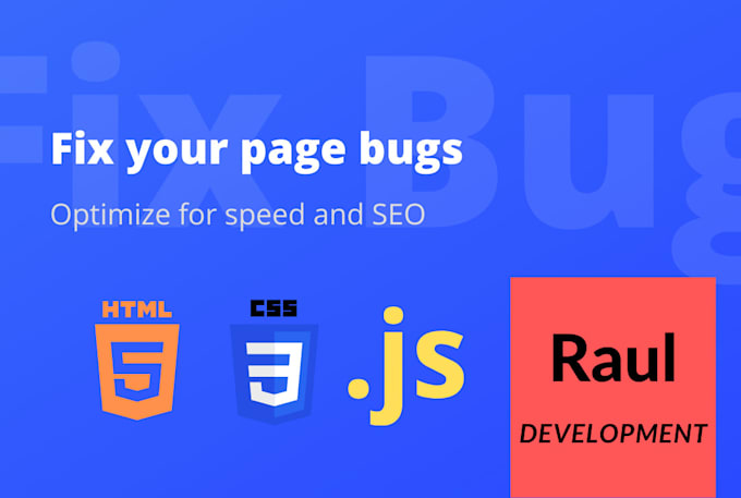 Fix and optimize your html, css and javascript code by Rchirinos | Fiverr