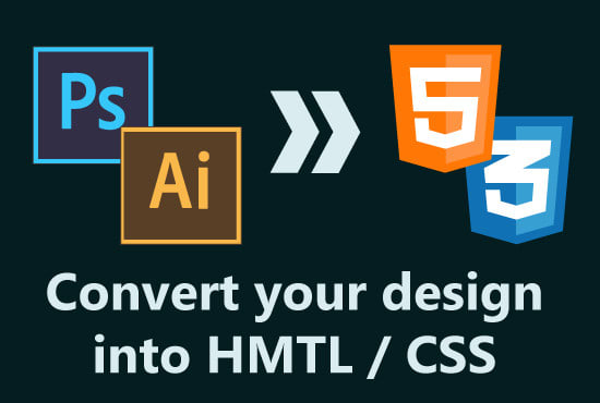 Transform your design into a web page using html and css by Vickycampo ...