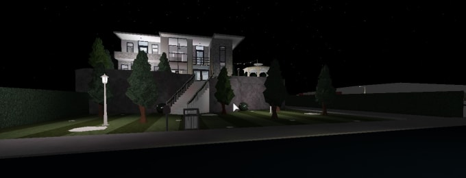 Luxury Modern Mansion Aesthetic Bloxburg Mansion