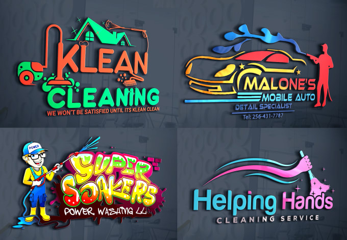 free pressure washing logos