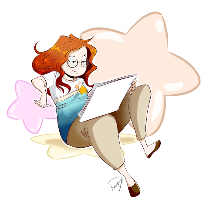 Draw Adorable Anime Character By Pmilhouse,Cute Manga Girl Pfp