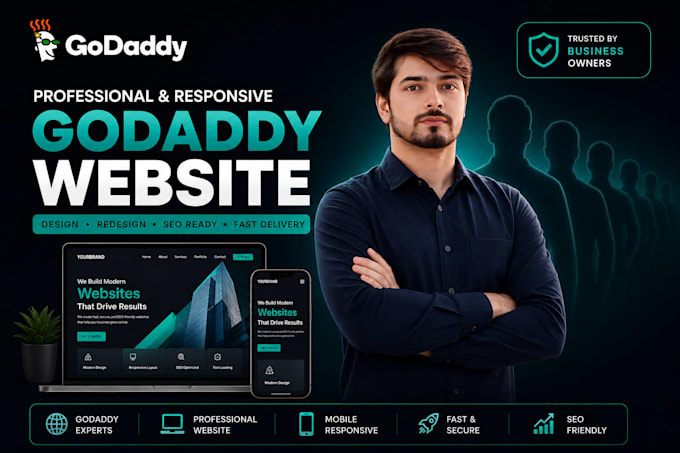 build or redesign your godaddy bussines website