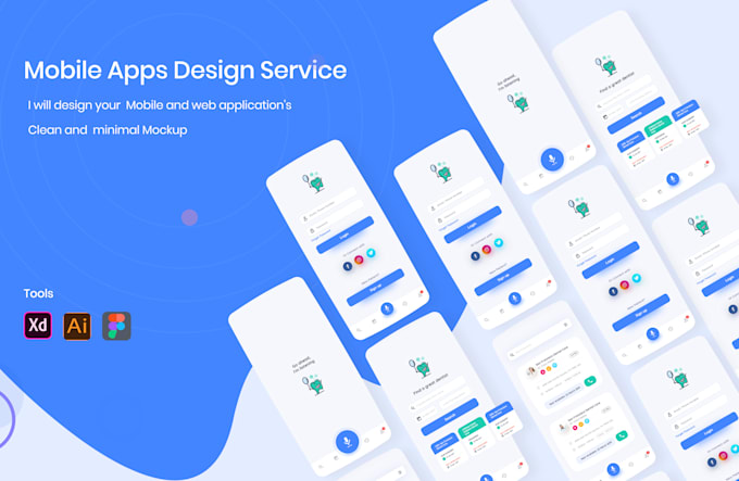 Design modern clean ui ux for mobile application by Zayngraph | Fiverr