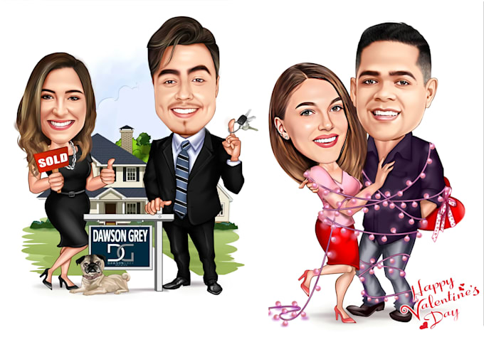 make cartoons caricature unique from your photo