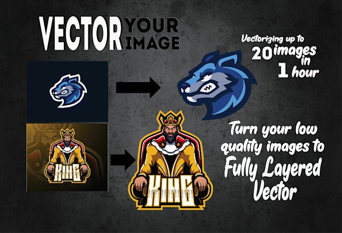 vectorize your low quality image
