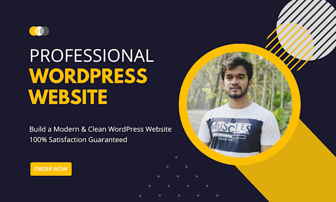 create and customize a responsive wordpress website for you