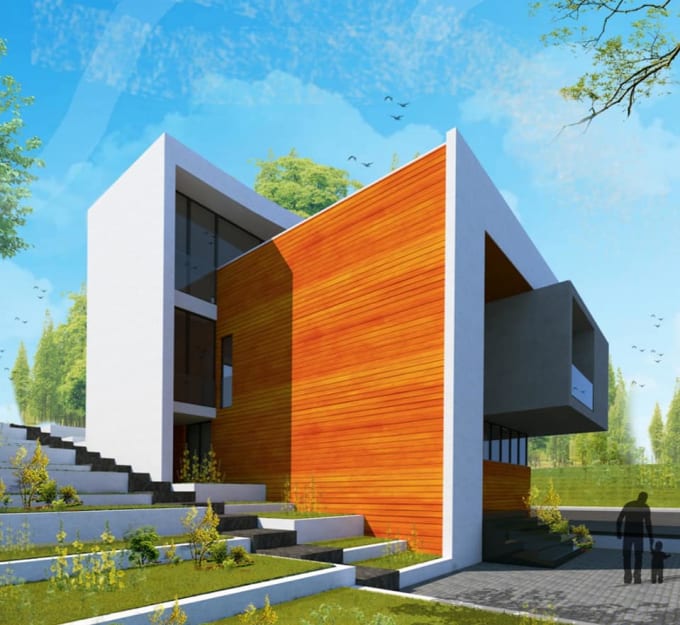 Provide An Architectural Design Package 2d 3d Photoshop By Xhoxhi31