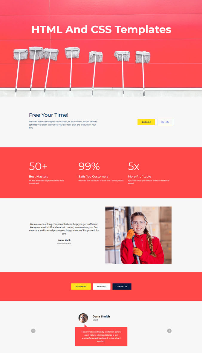 design responsive website on html css