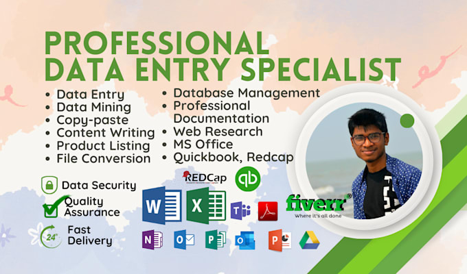 do professional data entry, data typing, and data collection