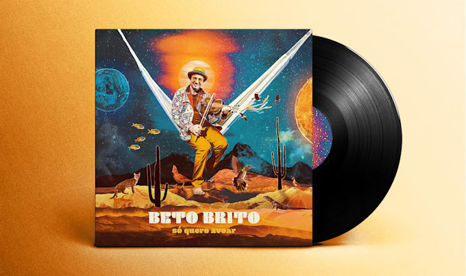 create an amazing album cover using collage