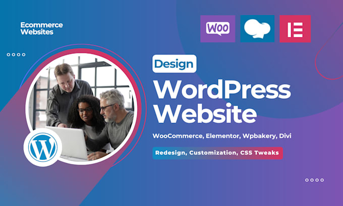 design and customize professional wordpress websites with elementor or wpbakery