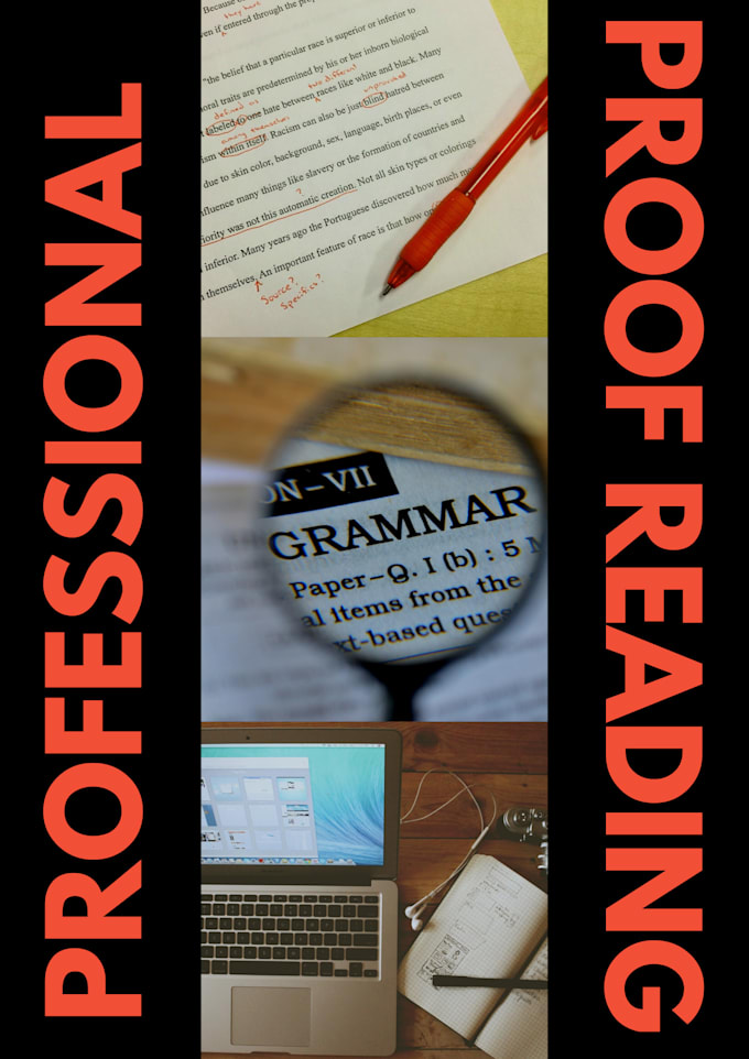 proofread and edit your document, book, or manuscript