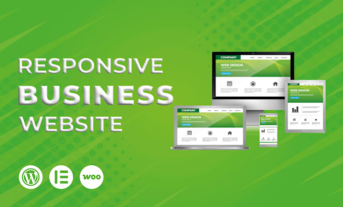 design custom responsive business website on wordpress