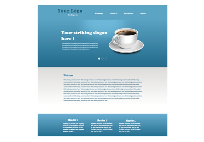 design your personal html website
