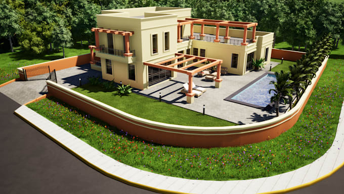 create architectural animation for exterior and interior using lumion