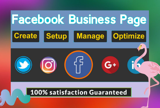 create, design and optimize facebook business page