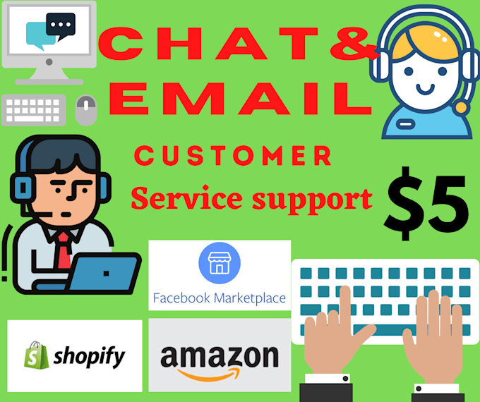 do customer ecommerce support via email and live chat