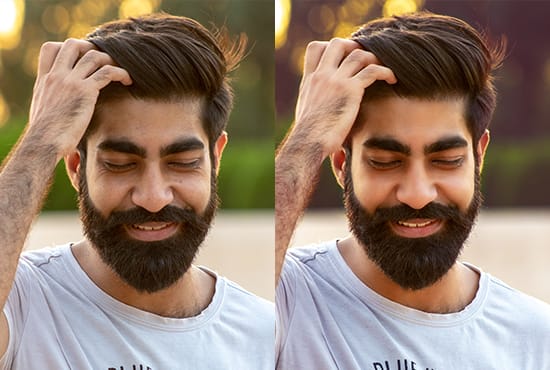 do high quality retouching and photo editing