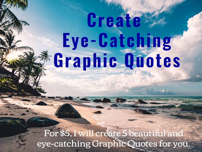 Create beautiful and eye catching quotes design by Meosio | Fiverr