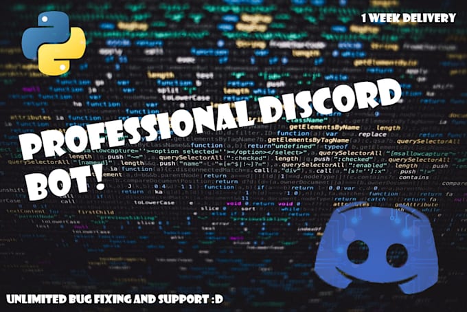 Code a professional discord bot for you by Yonatan25 | Fiverr