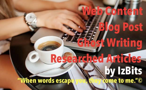 be your blogger, writer, ghostwriter