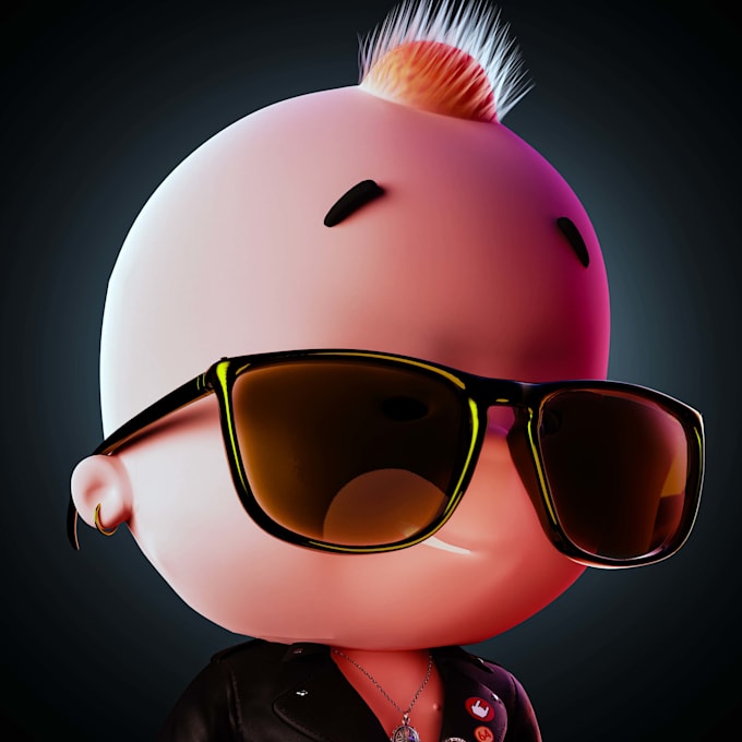 create 3d character modeling for animation