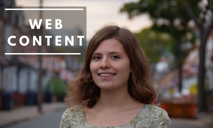write copy or content for your website