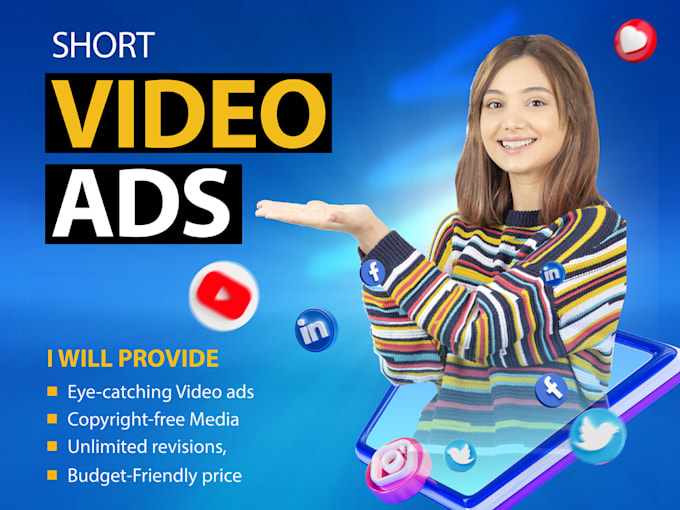 create top quality promotional video ads or brand commercial short video ads
