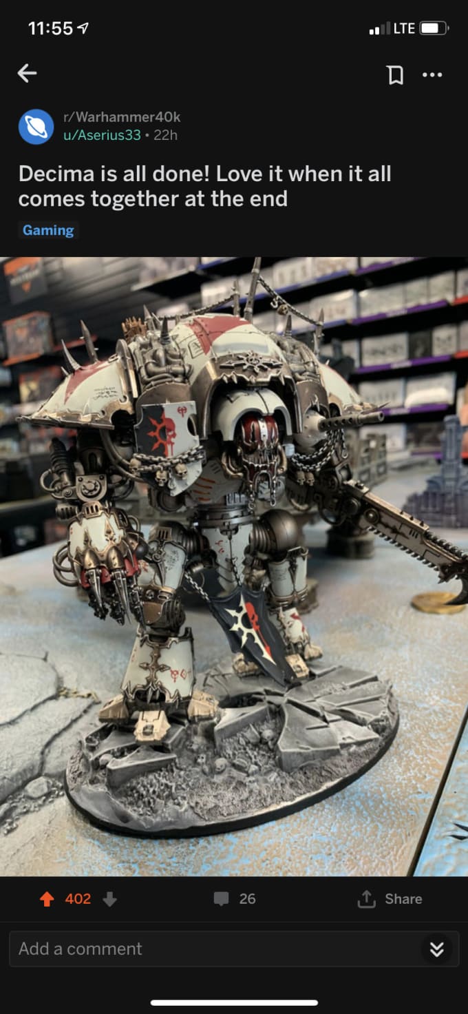 Warhammer Model Painting Commission By Tsminis