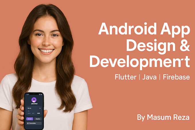 do professional android and ios app development using flutter