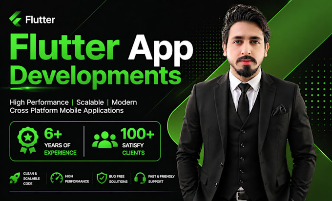 develop android and ios mobile app as flutter developer