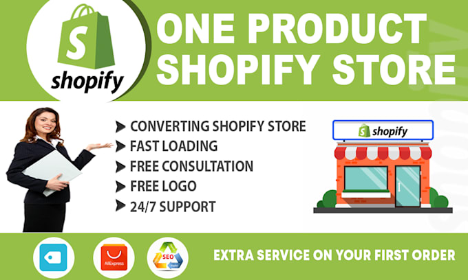design a dropshipping shopify store or shopify website