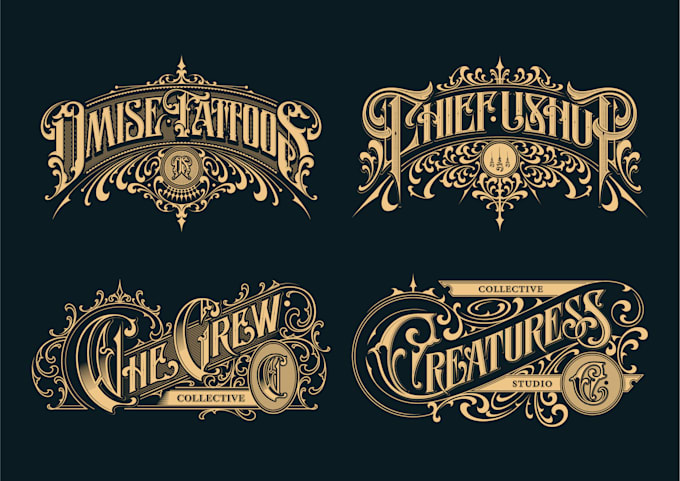 make custom typography logo, lettering, calligraphy and etc