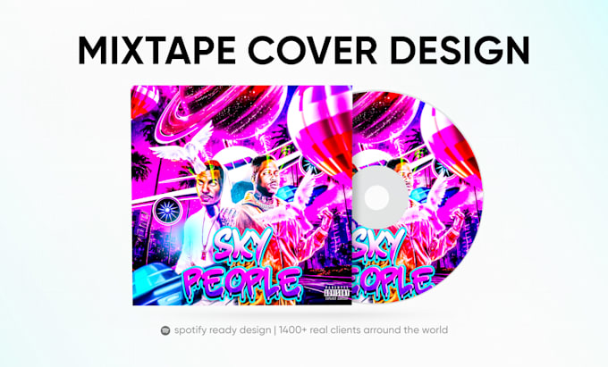 create hip hop rap and trap album cover design