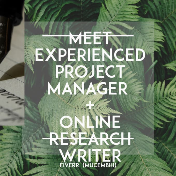 assist you in all project management tasks and essays