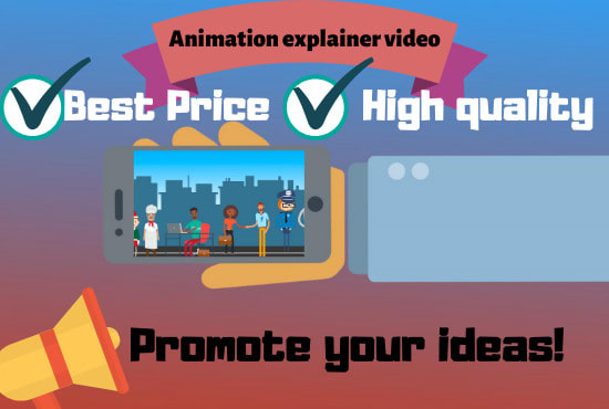 create you a custom 2d animation video with toonly