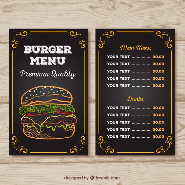 Design modern and professional restaurant menu design by Ahsan9495