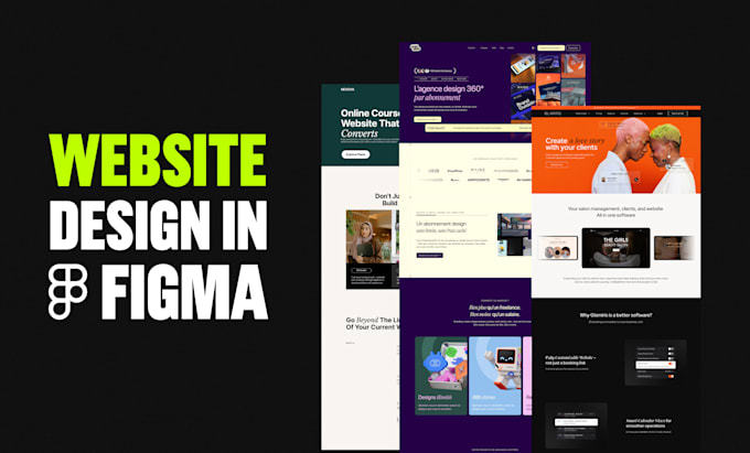 do figma website design, website UI UX design, figma design