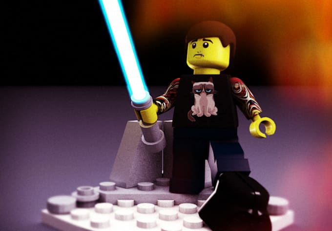 make a high res image of you as a Minifigure