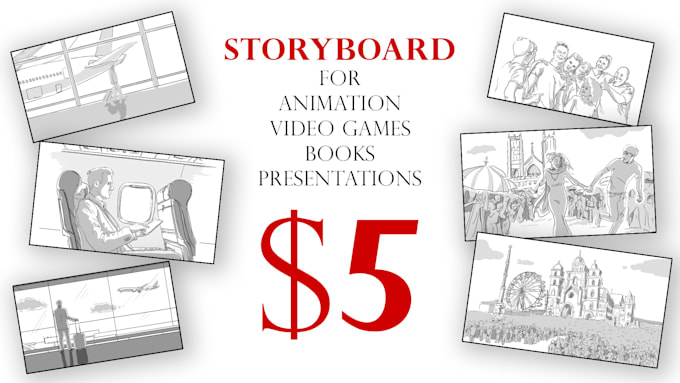 draw storyboards based on your script