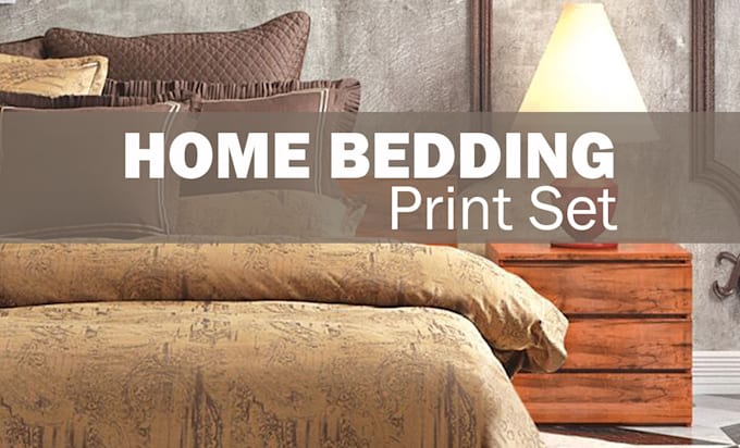 design the whole bedding print set