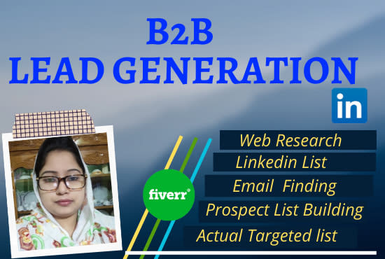 do b2b leads generation and advance web research