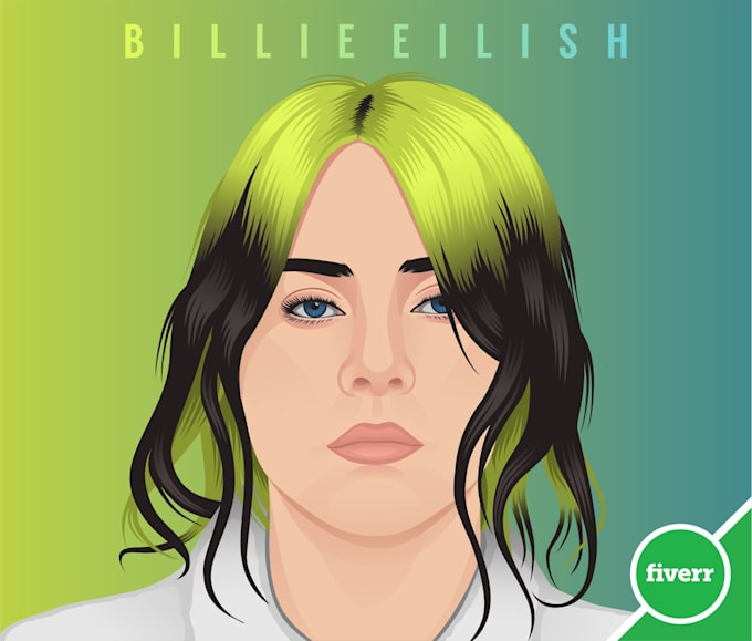 draw realistic vector portrait of you