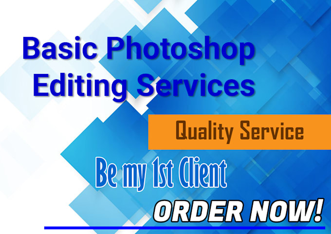 do basic photoshop editing